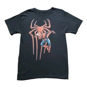 2014 The Amazing Spider-Man 2 Movie Size Medium Mens Black Promo T-Shirt Marvel